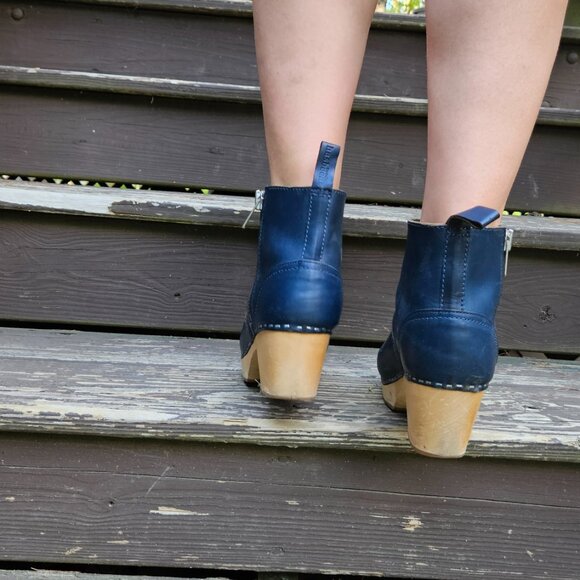 Swedish Hasbeens, Women's Leather Ankle Boot, gently used - sz 39 - $200 - Picture 4 of 13